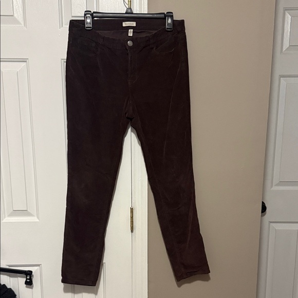 Madison Pants - 🤎 Madison Women’s Brown Corduroy Pants Size 8 Stretch Mid Rise Classic Fit